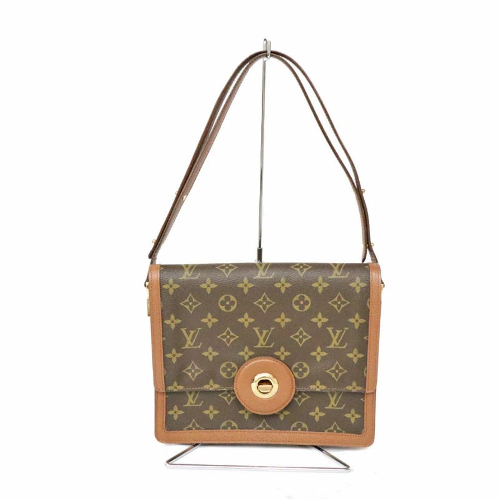 LOUIS VUITTON Raspail Monogram Canvas Brown Shoulder Bag